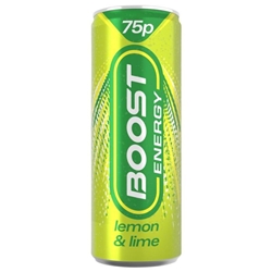 Boost Energy Lemon & Lime 75p