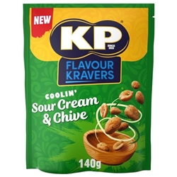 KP Flavour Kravers Peanuts Sour Cream & Chive