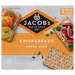 Jacob's Crisp Breads Mixed Seed 5 Pack