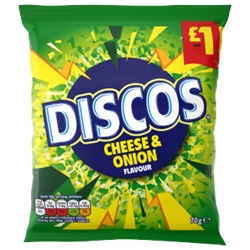 Discos Cheese&Onion £1