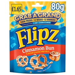 Flipz Cinnamon Bun Pretzels £1.65