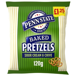 Penn State Sour Cream & Chive Pretzels £1.25