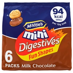 McVities Mini Choc Digestives 5 Pack