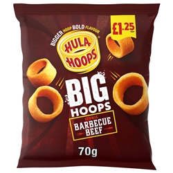 Hula Hoops Big Hoops BBQ Beef £1.25