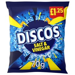Discos Salt & Vinegar Crisps £1.25