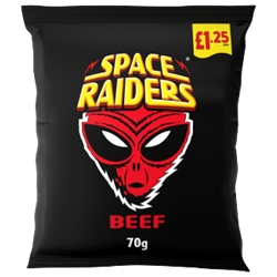 Space Raiders Beef Crisps £1.25