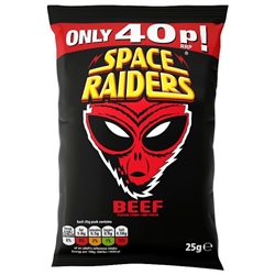 Space Raiders Beef Crisps 40p