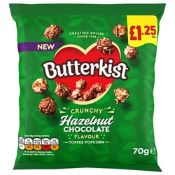 Butterkist Hazelnut Chocolate Toffee Popcorn £1.25