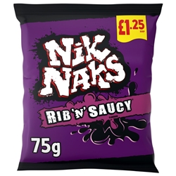 Nik Naks Rib n Saucy £1.25
