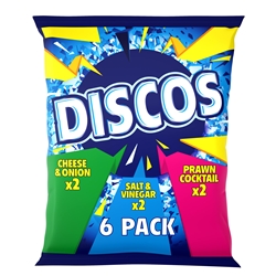 Discos Crisps Variety 6 Pack