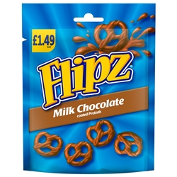 Flipz Milk Chocolate Pretzels £1.49