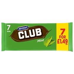 McVities Club Mint 7 Pack £1.49