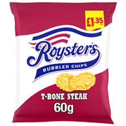 Roysters TBone Steak Crisps £1.35