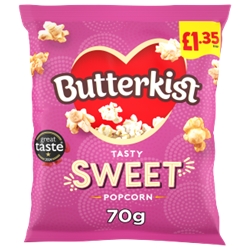 Butterkist Cinema Sweet Popcorn £1.35