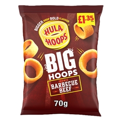 Hula Hoops Big Hoops BBQ Beef £1.35