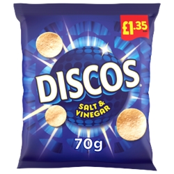 Discos Salt & Vinegar Crisps £1.35