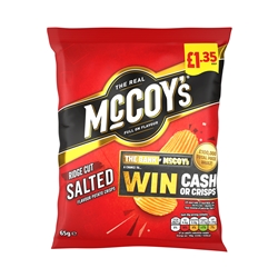 McCoys Salted Crisps £1.35