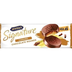 McVities Signature Caramel Chocolate Rounds £2.25