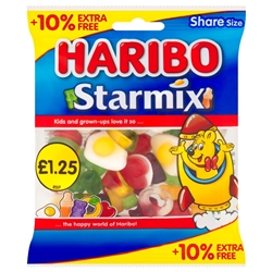 Haribo Starmix £1.25 +10% Free