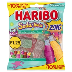Haribo Soda Twist £1.25 + 10% Free