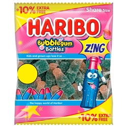 Haribo Bubblegum Bottles Zing £1.25 + 10% Free