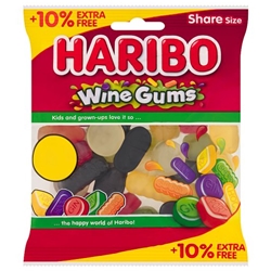 Haribo Wine Gums £1.25 + 10% Free