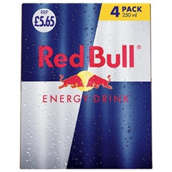 Red Bull 250ml 4 Pack £5.65