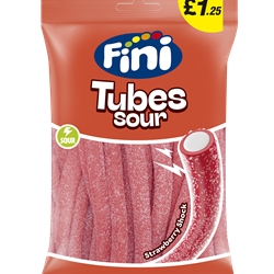 Fini Sour Strawberry Tubes £1.25