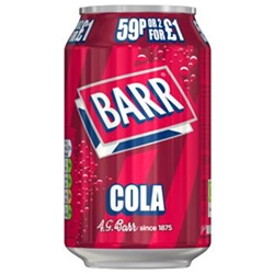 Barr Cola Can 59p
