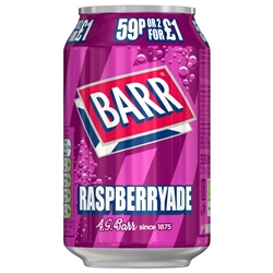 Barr Raspberryade Can 59p