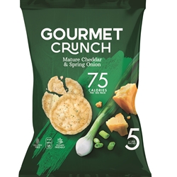 Gourmet Crunch Cheddar & Onion 5 Pack