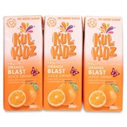 KulKidz Orange 200ml 3 Pack