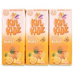 KulKidz Tropical 200ml 3 Pack