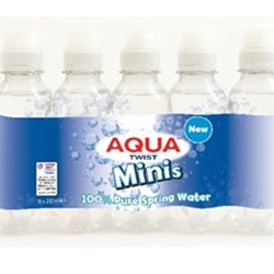 Aqua Twist Water 250ml 10 Pack