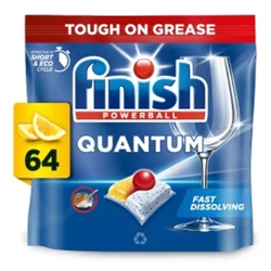 Finish Quantum Lemon Fresh Dishwasher Tablets 64s
