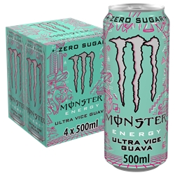Monster Ultra Vice Guava 4 Pack