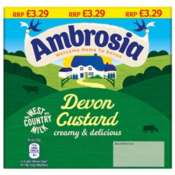 Ambrosia Custard 4 Pack £3.29