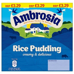 Ambrosia Rice 4 Pack £3.29
