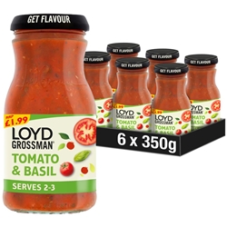 Loyd Grossman Tomato & Basil Sauce £1.99