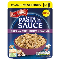 Pasta n Sauce Microwave Pouch Creamy Mushroom & Garlic