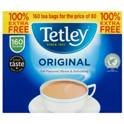 Tetley Tea Bags 80 +100% Free