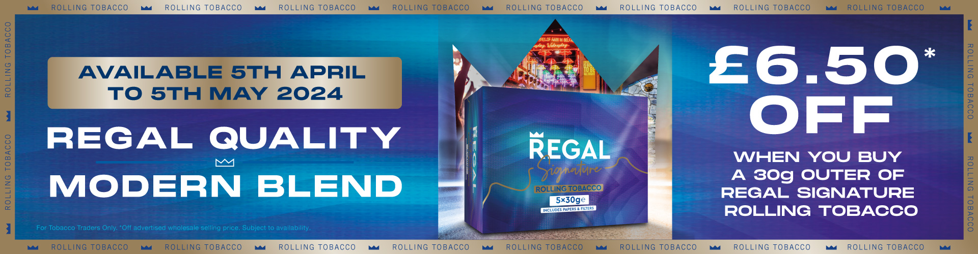 NEW Regal Signature Rolling Tobacco