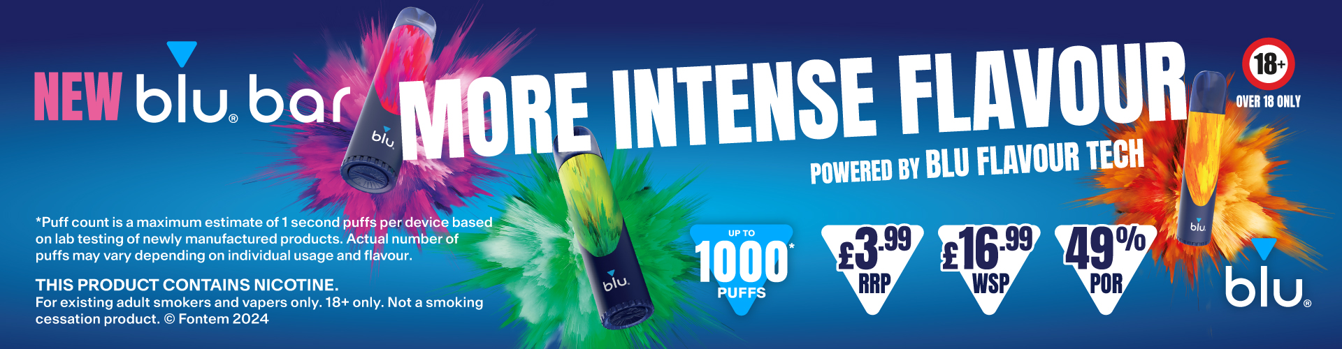 Blu Bar 1000 Puffs P6