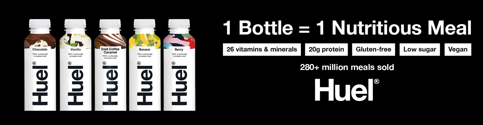 HUEL meal replacement drink