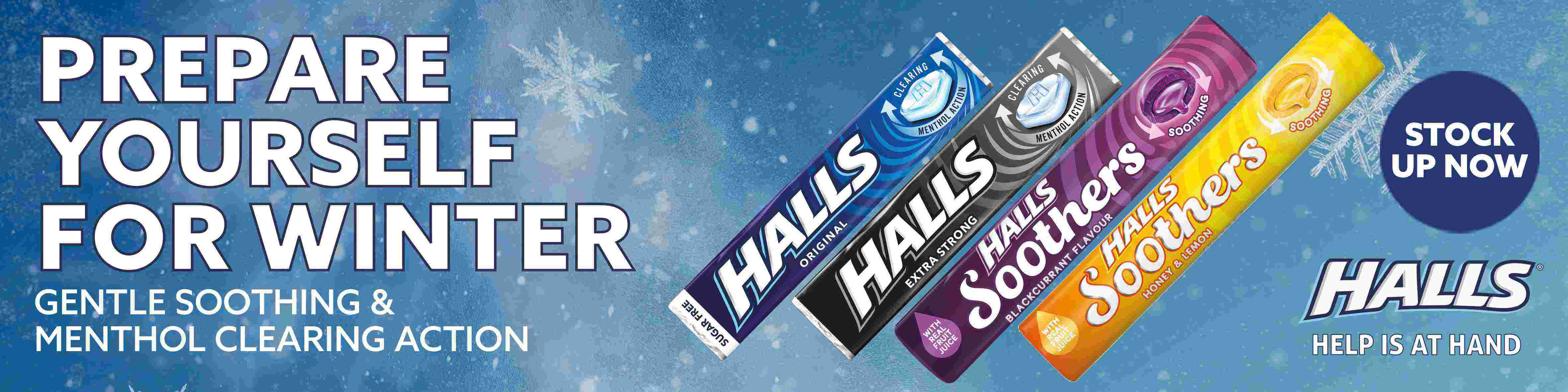 Halls Gentle Soothing Menthol Clear