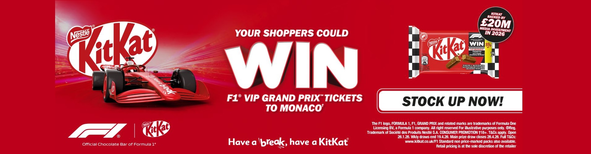 Nestle Kit Kat F1 promotions