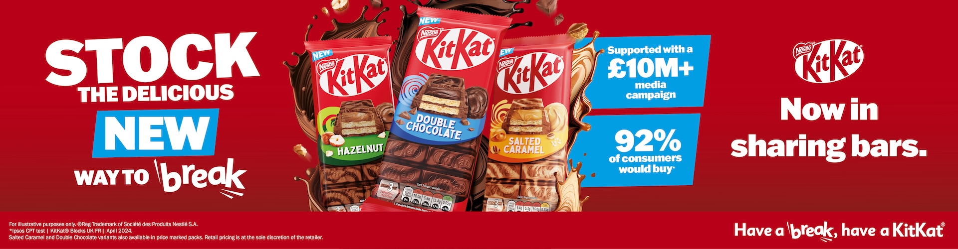 NEW Kit Kat Blocks Sharing Bars