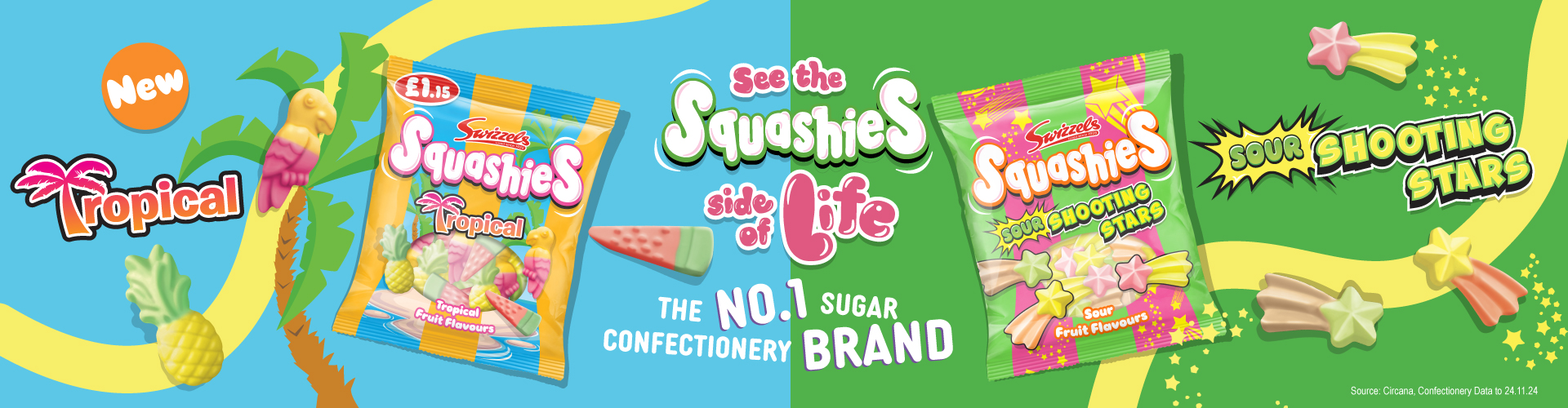 Squashies Shooting Stars