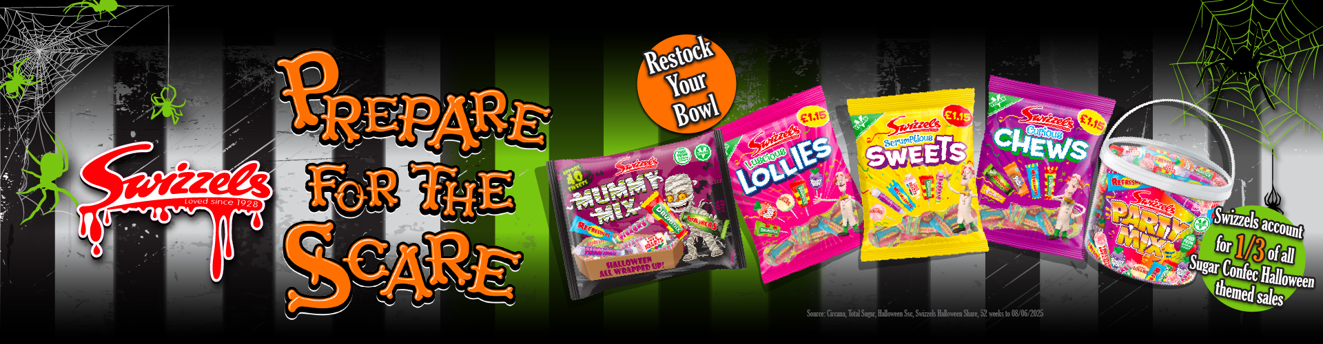 a Swizzels Halloween Treats Prepare for the Scare
